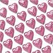 Pink Solid Foil Wrapped Milk Chocolate Hearts