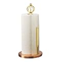 Solid Hammered Copper Paper Towel Holder