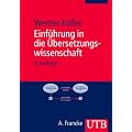 Einf�hrung in die �bersetzungswissenschaft