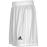 adidas Big Kids Toque Short ( sz. S, White/White/White )