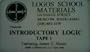 Introductory Logic Video [VHS]