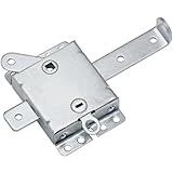National Hardware V7647 7-1/2" Zinc Plated Wide Side Locks