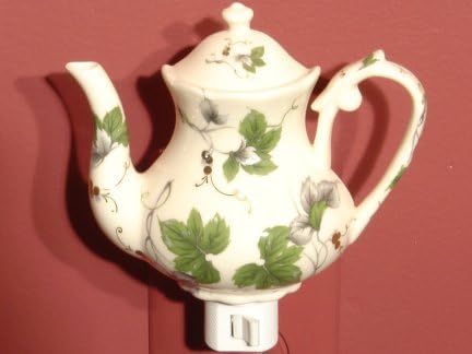 Night Light... Tea Pot ..Fine Porcelain "Trailing Ivy"