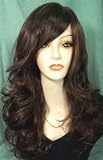 Long Romantic Waves BRITISH CANDY Wig HL4-30 DARK BROWN/LIGHT AUBURN by FOREVER YOUNG