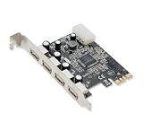 Best Connectivity 4 Port USB 2.0 PCI-Express X1 Card SD-PEX20052