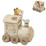 Baby Noah's Ark Resin Train Money Box