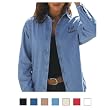 UltraClub - Ladies' Cypress Denim Long-Sleeve Shirt (8966)