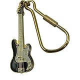 プレシジョンベース ギター 黒 キーホルダー Elec Bass Guitar Keychainの画像