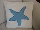 STARFISH WOOL HOOKED PILLOW