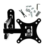 Monitor Halterung Monitorhalterung Schwenkarm Wand TV Wandhalterung Freischwinger Arm Schwenkbar Neigbar LCD LED TFT und Plasma Wandhalter für PC-Monitor und Fernseher mit 25 - 76cm (10 - 30