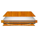Skinomi TechSkin -Light Wood FILM Shield for Apple MacBook SuperDrive