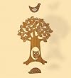 Petit Collage Bamboo Mobile - Tree Friends Petit Collage Bamboo Mobile - Tree Friends