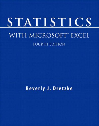 Statistics with Microsoft Excel (4th Edition)