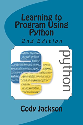 learning to program using python 2nd ed