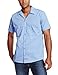 Dickies Occupational Workwear LS535LB 3XL Polyester/Cotton Men's Short Sleeve Industrial Work Shirt, 3X-Large, Light Blue