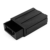 uxcell　電子部品用収納ボックス　オーガナイザー　引き出しスタイル　ブラック　プラスチック　帯電防止