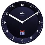 Braun BNC006 BLBL Funkwanduhr, Blau