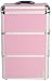 Beauty Box Riva Bella Pink Cosmetics & Make up Trolley