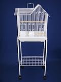 Brand New Bird Cage Cages 17x12x45 With Stand 1754Wht/S