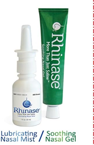 Nasal Spray &amp; Gel COMBINATION PACK Allergy relief nasal moisturizer RHINASE sinus remedy for dry &amp; stuffy nose, allergy, low humidity and nose bleeds