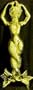 Mayer Mill Brass - MAI-B - Mermaid Andiron - Pair