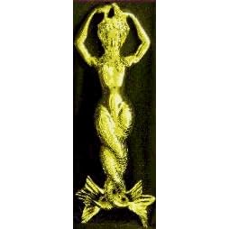 Mayer Mill Brass - MAI-B - Mermaid Andiron - Pair by Mayer Mill Brass