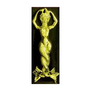 Mayer Mill Brass - MAI-B - Mermaid Andiron - Pair