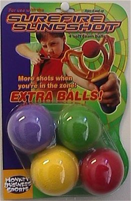 Childrens Toyshop  Sporting Goods : Monkey Business Foam Replacement Balls - 4
