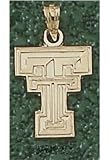 Anderson Jewelry Texas Tech Red Raiders Flat 5/8 Gold Charm