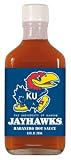 Kansas Jayhawks Hot Sauce 6.6oz Habenero Flask