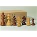 Weible Schachfiguren 01504 aus Teak+Buchsbaum Königshöhe 83mm