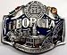 Georgia State 3-D Enamel Pewter Belt Buckle