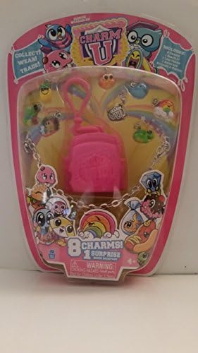 Charm U Set - Beach Charms with Pink Backpack