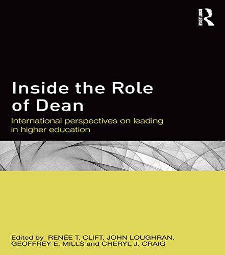 Inside the Role of Dean: International perspectives on leading in higher education