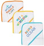 Frenchie Hooded Towels, 3 Pack, Splash Gigle