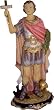 Saint Expedite Statue - Polyresin - 12" Height