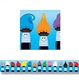 15 Pack TREND ENTERPRISES INC. COLORTIME PAINTBRUSHES BORDER