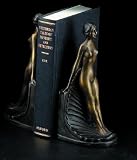 Bronze Art Deco Nude Woman Statue Book Ends
