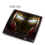 Taylorhe Skins PS3 Slim Decal/ iron man mask
