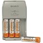 Sony Cycle Energy Power Charger with 4 2500 mAh AA Batteries