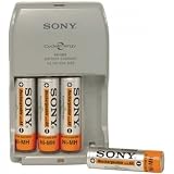 Sony Cycle Energy Power Charger with 4 2500 mAh AA Batteries