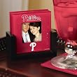 Phillies - Art Glass Coaster Set