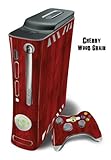 Skin Decal Cover for Xbox 360 Console + two Xbox 360 Controllers - Cherry Woodgrain