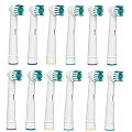 12 x kompatible Aufsteckb�rsten Ersatzb�rsten f�r Braun Oral B, EB17-4,Precision Clean, FlexiSoft, Flexi Soft (3 x 4PK)ERSATZ Zahnb�rste ,(wei� Clean, Sensitive Clean, Oral-B Professional Care 5000, 6000, 7000, 8000, Oral -B Triumph Professional Care 9000 Serie, Oral-B Advanced Power 400, 900, Oral-B Dual Clean) von Oral-B