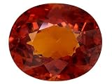  : MIN 5.50CT 12X10MM OVAL SPESSARTITE GARNET FROM NIGERIA