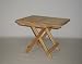 Folding Teak End Side Table