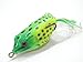 wLure 5 Hollow Body Topwater Frogs Fishing Lures Baits with Free Tackle Box 2 1/5 Inch 3/8 Oz FG43KB