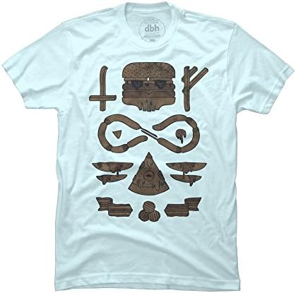Fast Food Occult Men's 3X-Large Light Blue Graphic T Shirt - Design By Humans