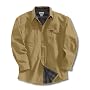 Carhartt Men's Flannel Lined Canvas Shirt Jacket,Straw,Medium Regular