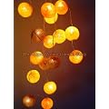 Autumn Leaves Cotton Ball Fairy Light String